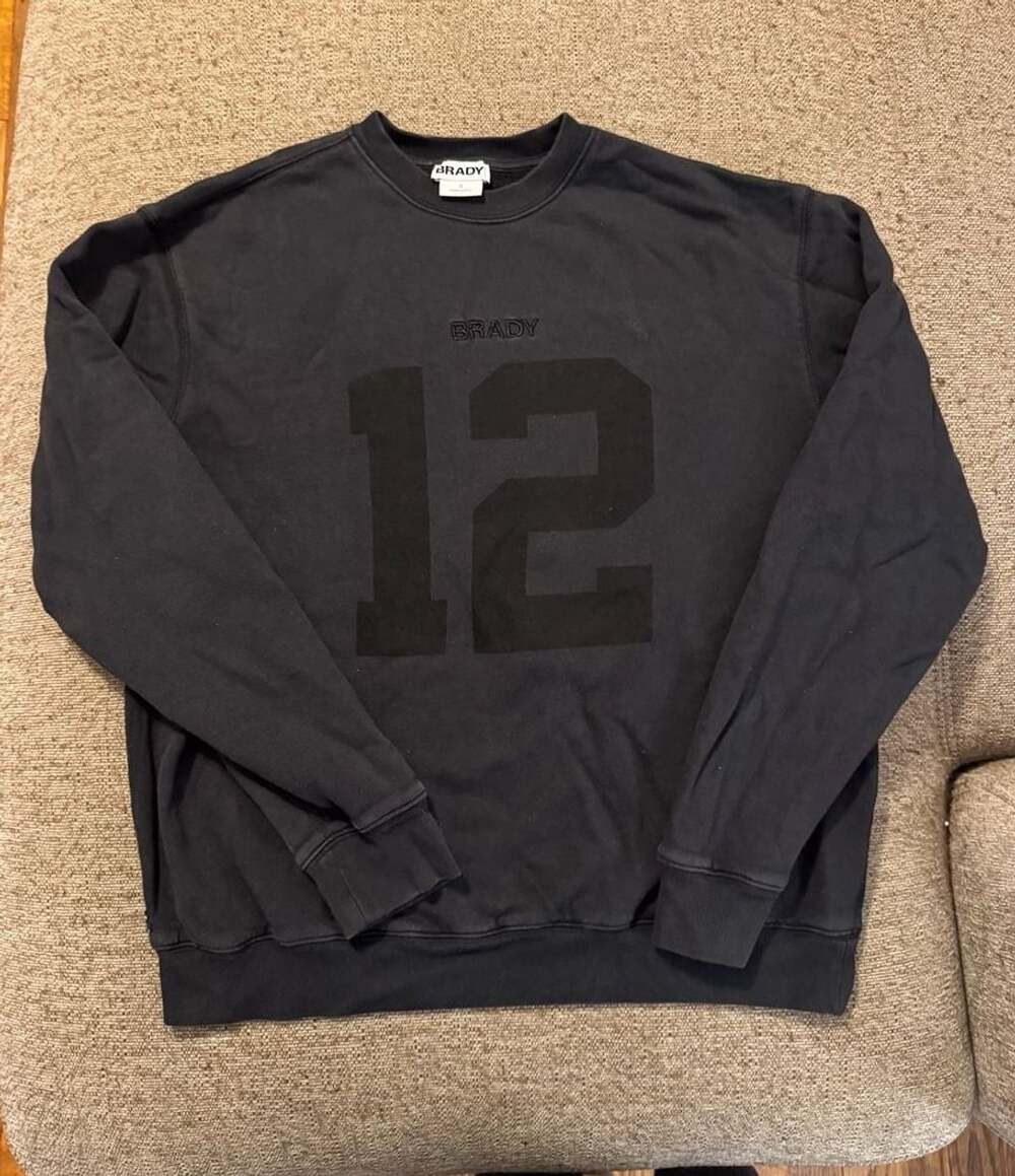 Brady Brand 12 Sweatshirt Size S Black